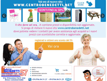 Tablet Screenshot of centrobenedetti.it